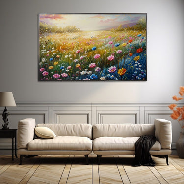 Landscape Flower Oil Painting